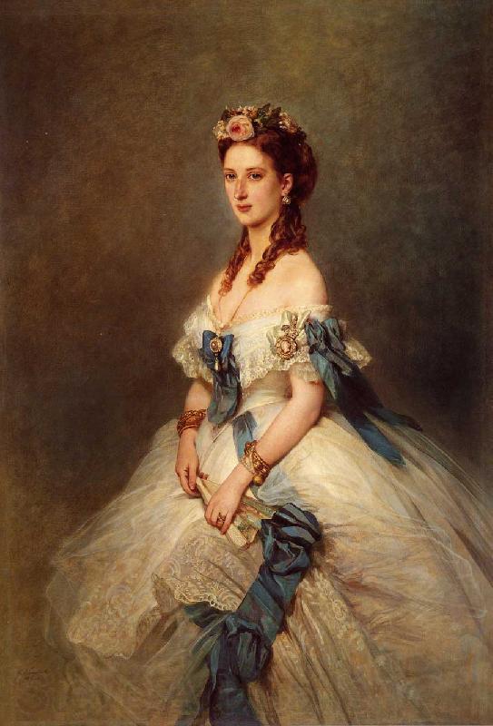 Franz Xaver Winterhalter Alexandra, Princess of Wales Norge oil painting art